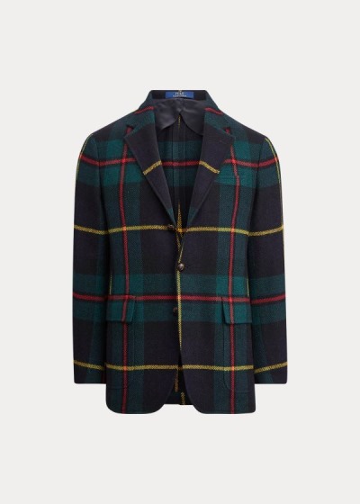 Men's Polo Ralph Lauren Polo Soft Tartan Blazers | 963702ZIL